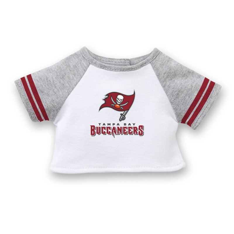 American Girl x NFL Tampa Bay Buccaneers Fan Tee for 18-inch Dolls