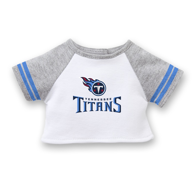 American Girl x NFL Tennessee Titans Fan Tee for 18-inch Dolls