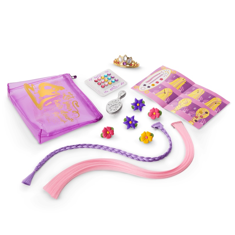 American Girl Disney Princess Rapunzel Hair Accessories for 18-inch Dolls