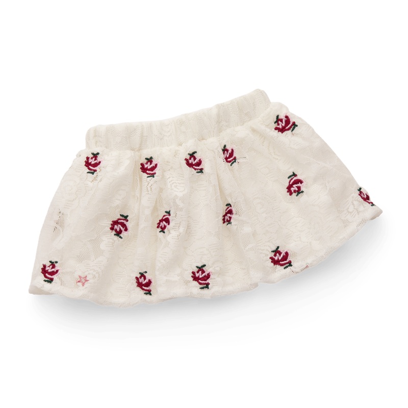 American Girl x Janie and Jack Holiday Rose Skirt for 18-inch Dolls