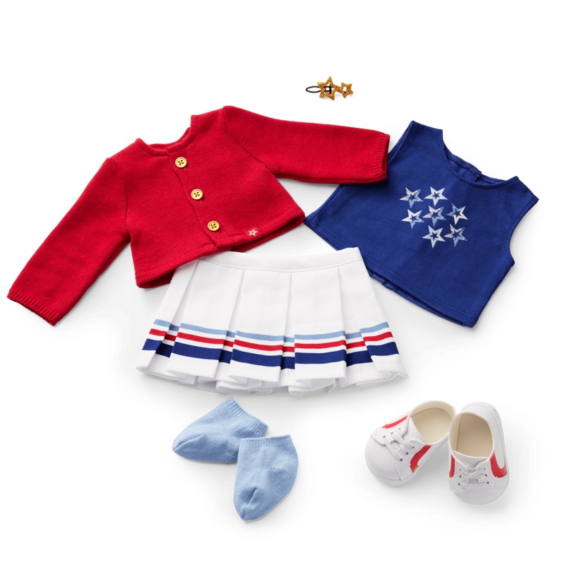 Team AG Sweater & Skirt Set for 18-inch Dolls