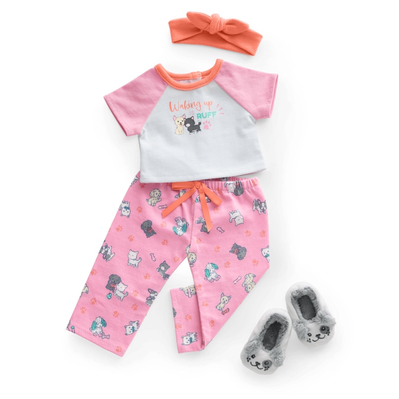 Waking Up Is Ruff PJs for 18-inch Dolls