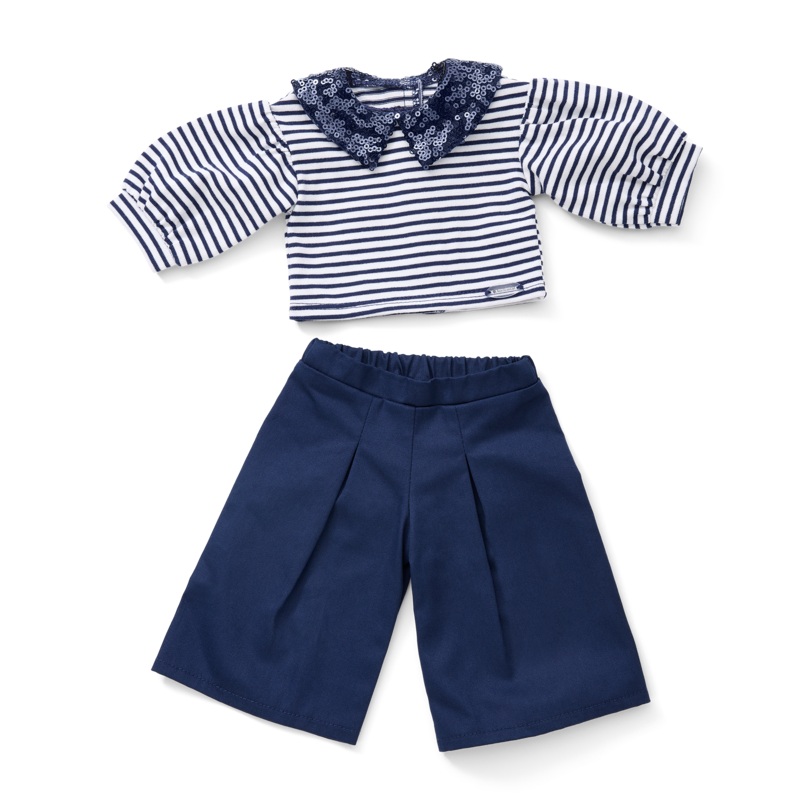 American Girl x Something Navy Stripes & Sparkle Shirt & Pants Set for 18-inch Dolls