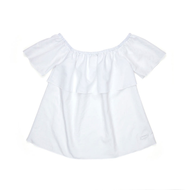 Sudo Isla Off Shoulder Top – Crisp White