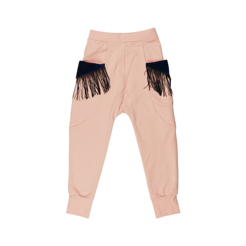 WAUW CAPOW By Bangbang Mia Fringe Pants fleece