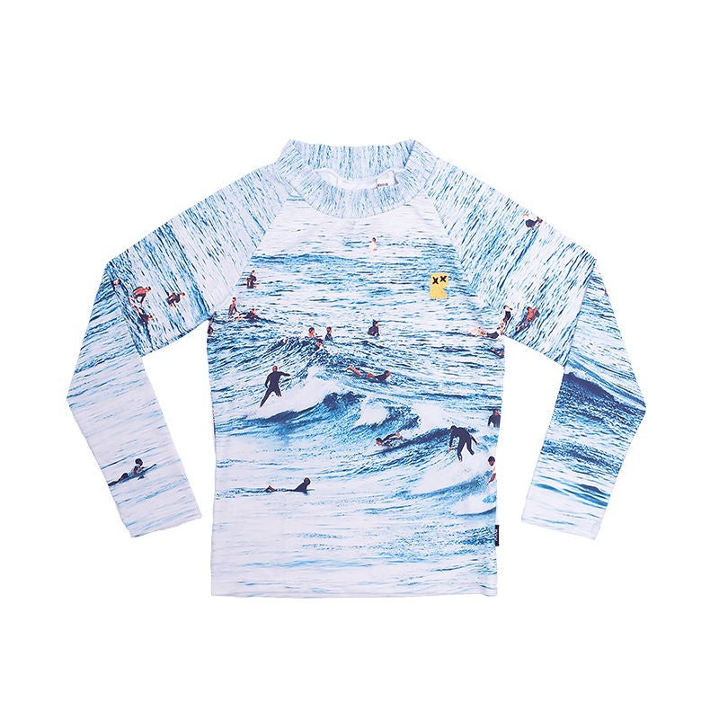 Rock Your Kid Ocean Break LS Rashie