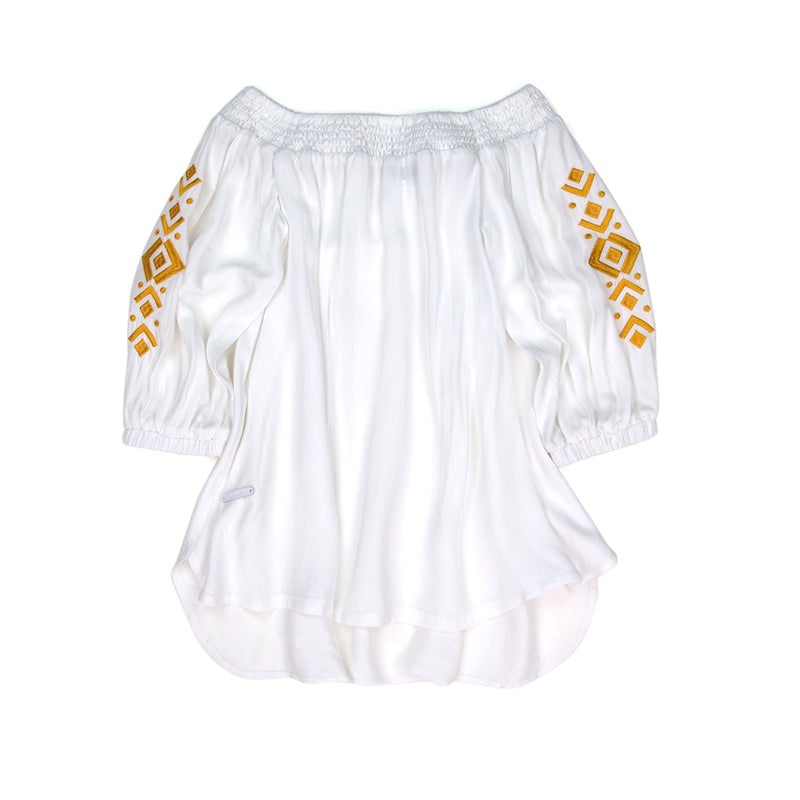 Sudo Boheme Embroided Blouse White