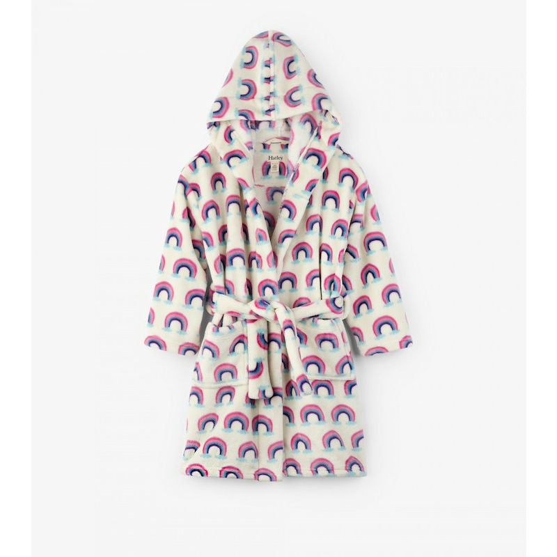 Hatley Pretty Rainbows Kids’ Fleece Robe