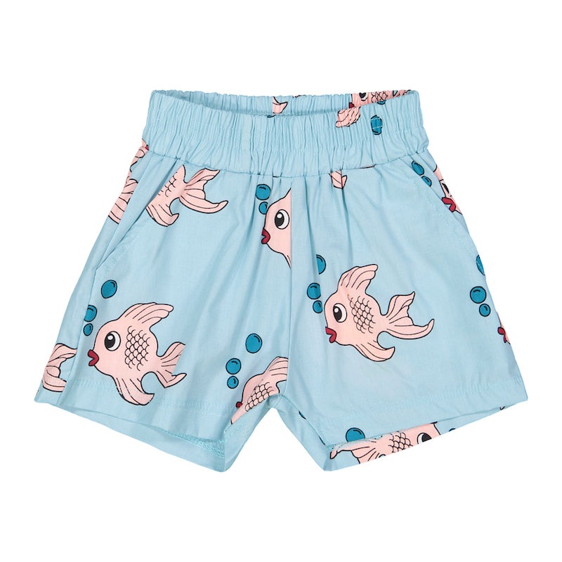 Hugo Loves Tiki Summer Woven Short – Blue Fish