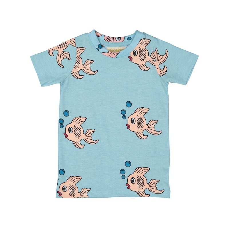 Hugo Loves Tiki T Shirt – Blue Fish