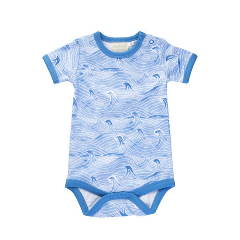 Sapling Japanes Wave Short Sleeve Bodysuit