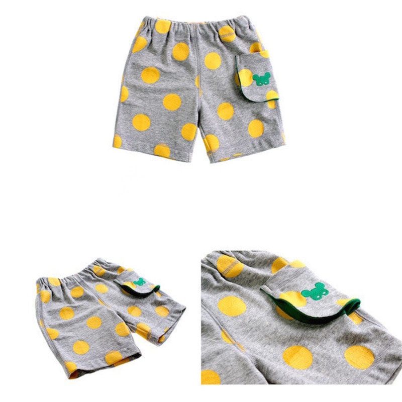 Bebedepino Pino dot baby pants Grey