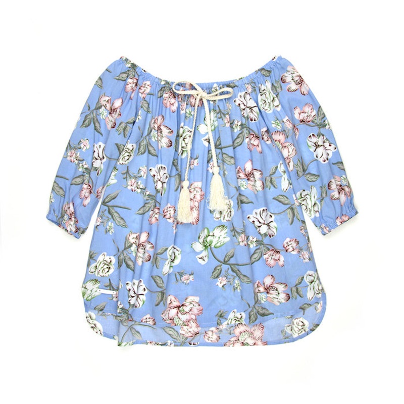 Sudo Delilah Off Shoulder Top – Powder Blue