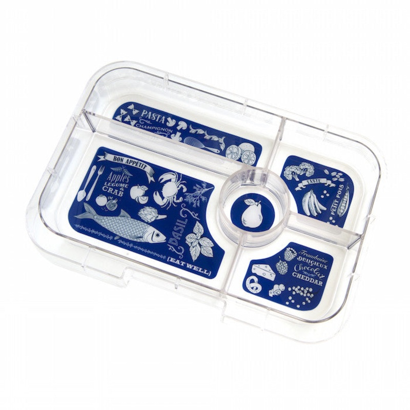 Yumbox Tapas Interchangeable Tray Bon Appetit – 5 Compartment