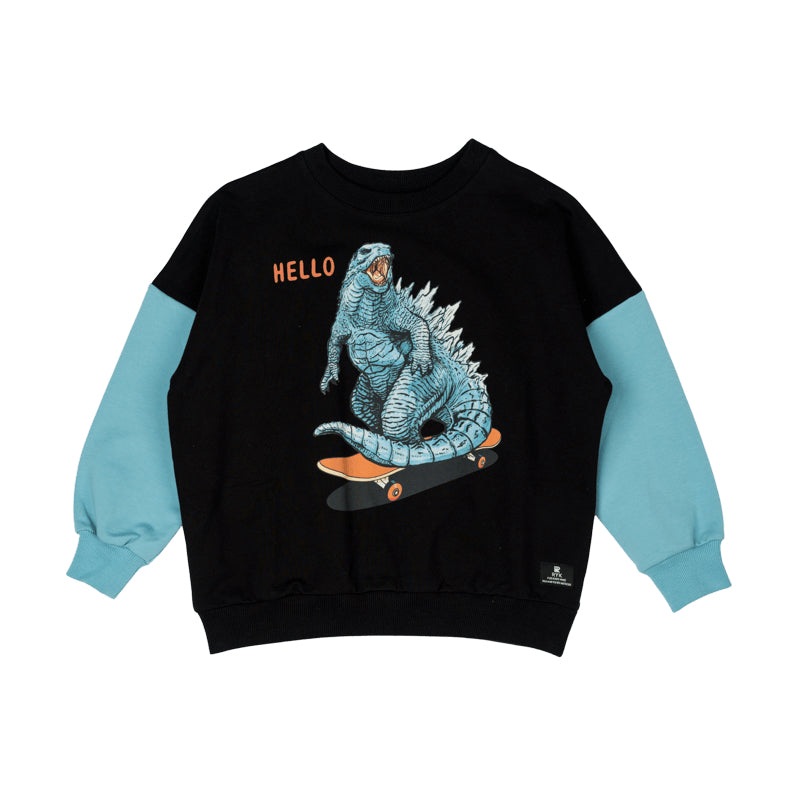 Rock Your Kid Godzilla Skate Sweatshirt