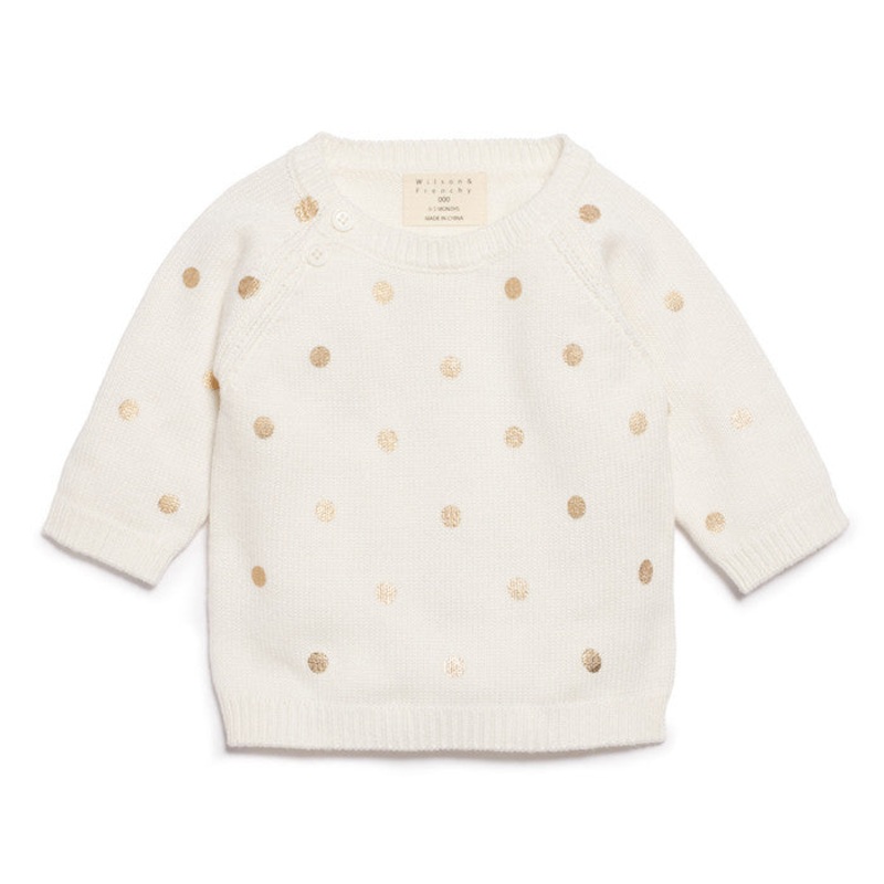 Wilson & Frenchy Little Polka Dot Knitted Jumper