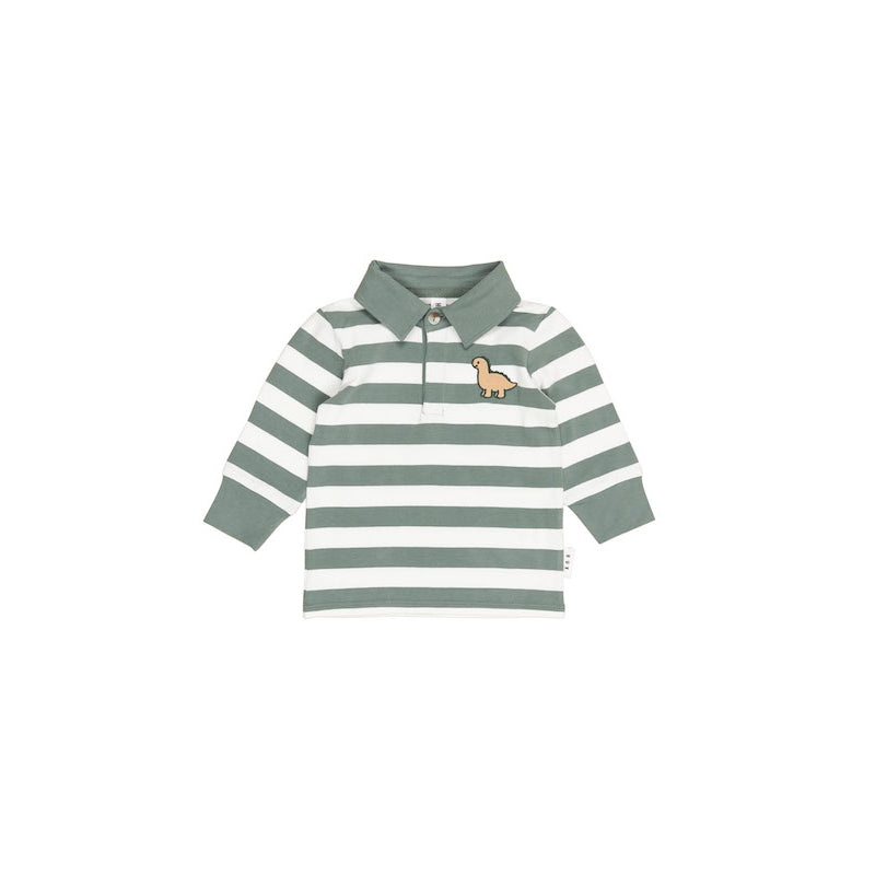 Huxbaby DinoStripe Polo
