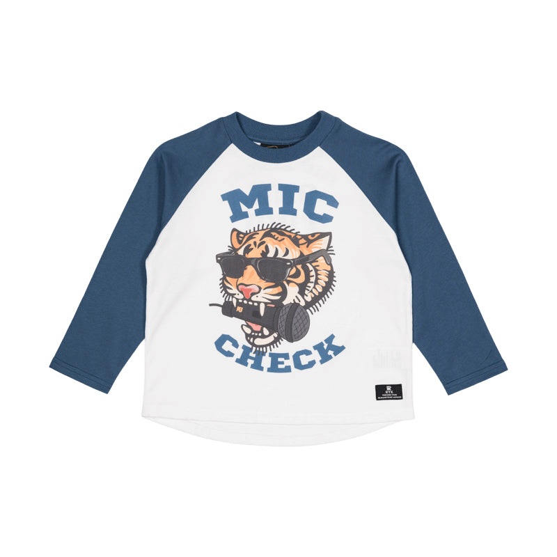 Rock Your Kid Mic Check LS T-Shirt Boxy Fit