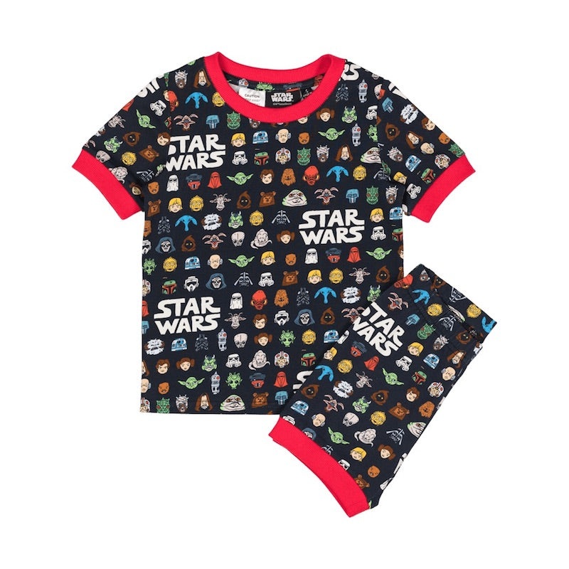 Rock Your Kid Star Wars Faces SS PJ Set