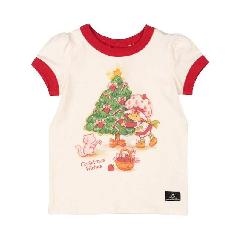 Rock Your Kid Strawberry Christmas Tree T-Shirt