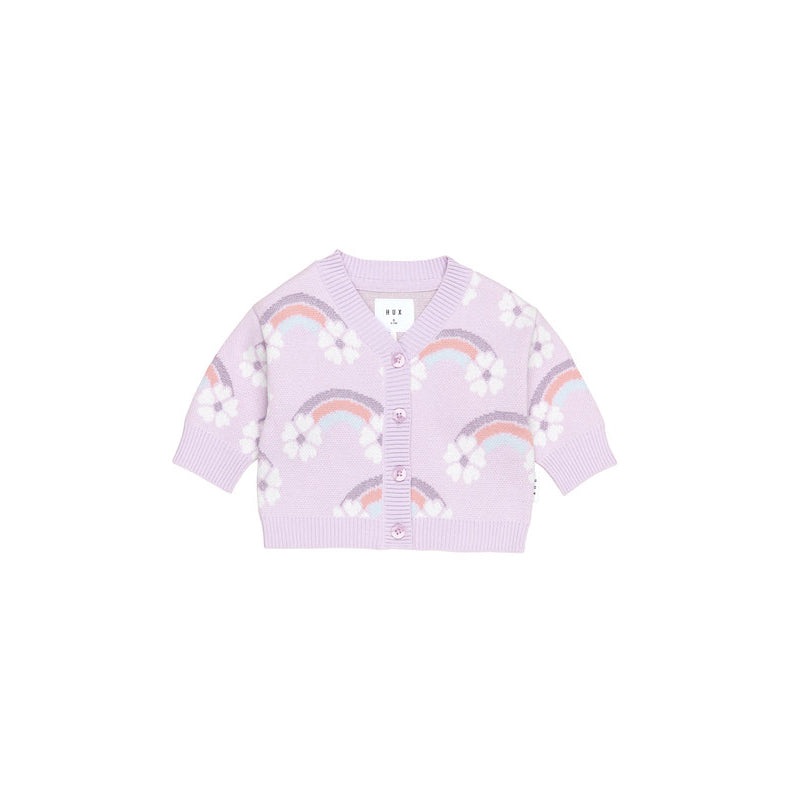 Huxbaby Flowerbow Boxy Cardi