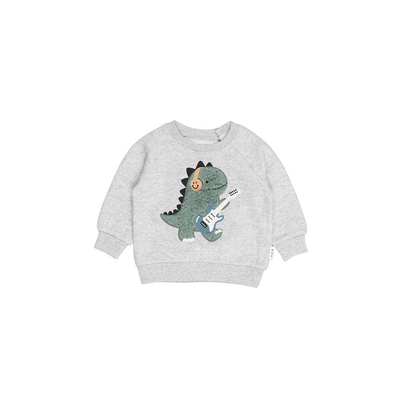 Huxbaby Furry Dino Sweatshirt – Fleece