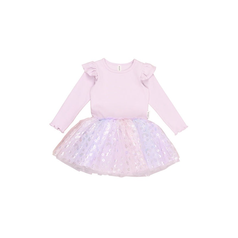 Huxbaby Rainbow Rib Ballet Dress