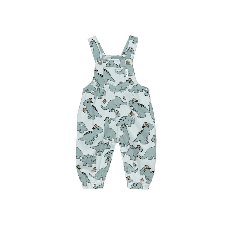 Huxbaby B-Ball Dino Overalls