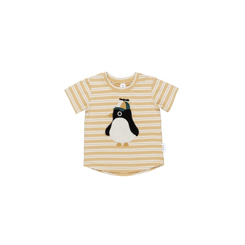 Huxbaby Cool Penguin Stripe T-shirt
