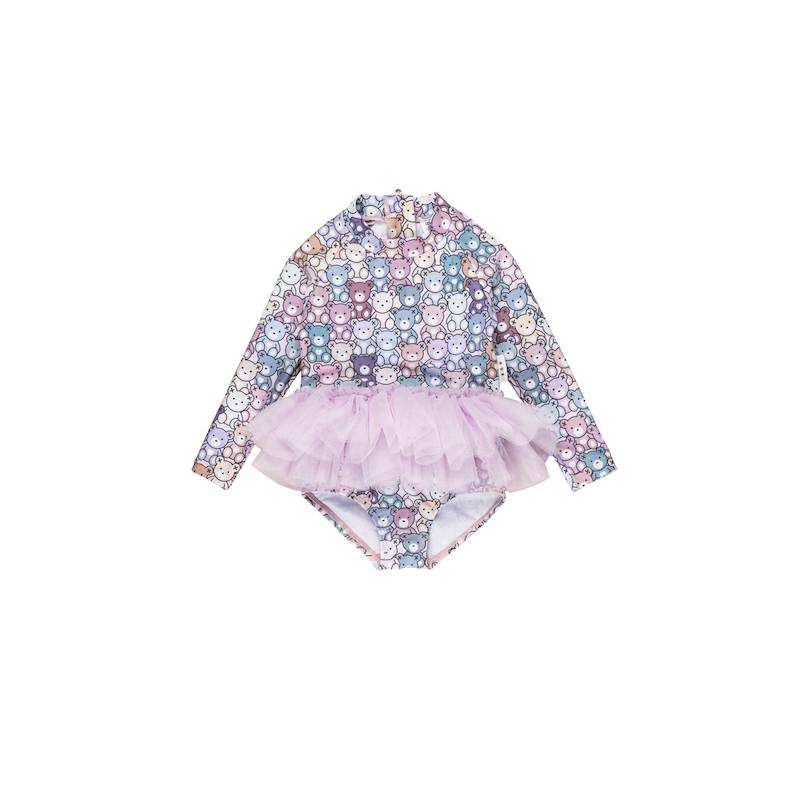 Huxbaby Rainbow Bear Ballet Rashsuit