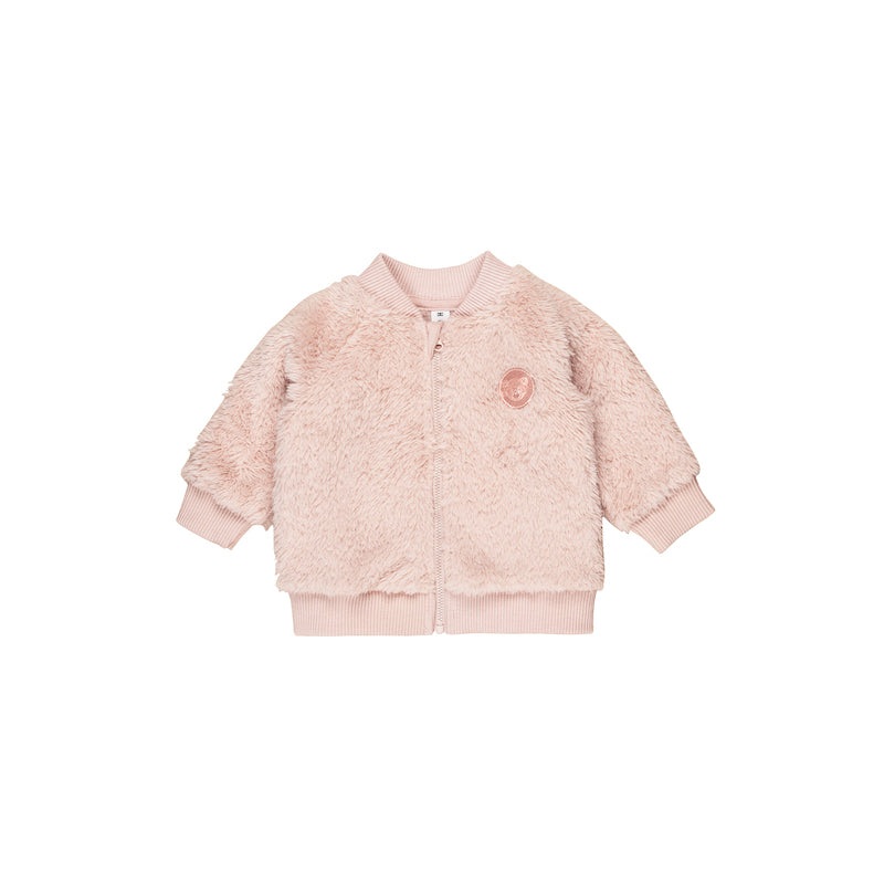 Huxbaby Rainbow Heart Fur Jacket