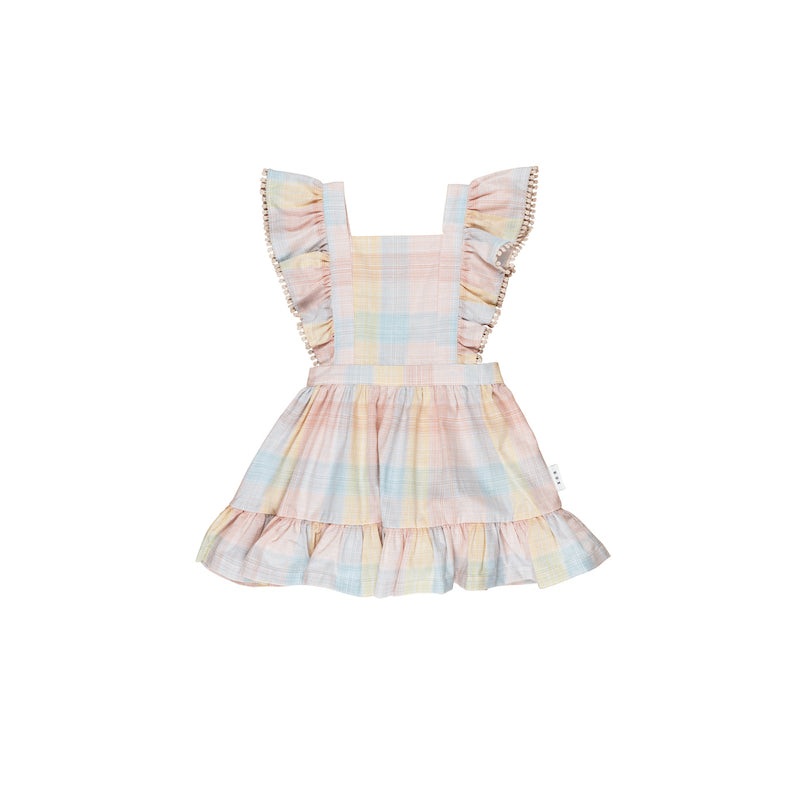 Huxbaby Rainbow Puff Pinafore