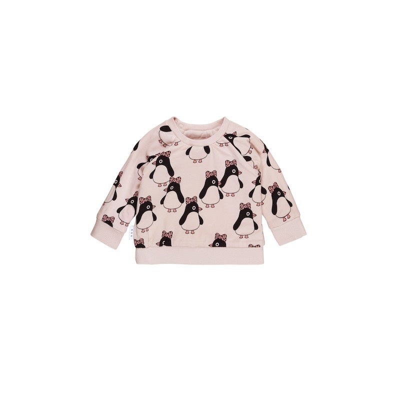 Huxbaby Skipping Penguin Reversible Sweatshirt