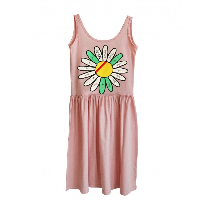 Bandy Button Hay Dress