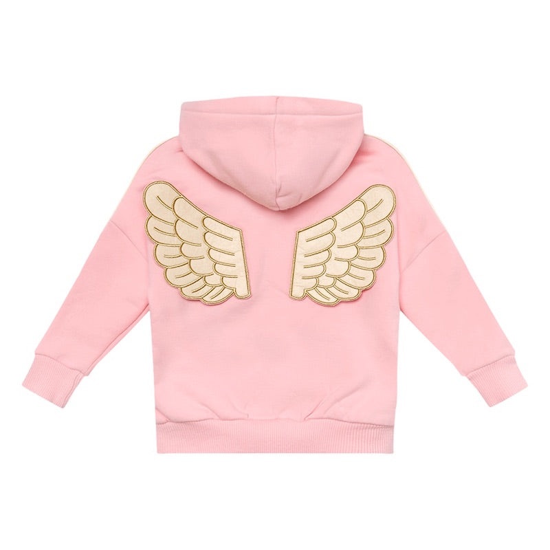 Rock Your Kid Pink Fairy Wing Hoodie