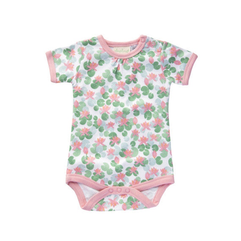 Sapling Floating Lotus  Short Sleeve Bodysuit