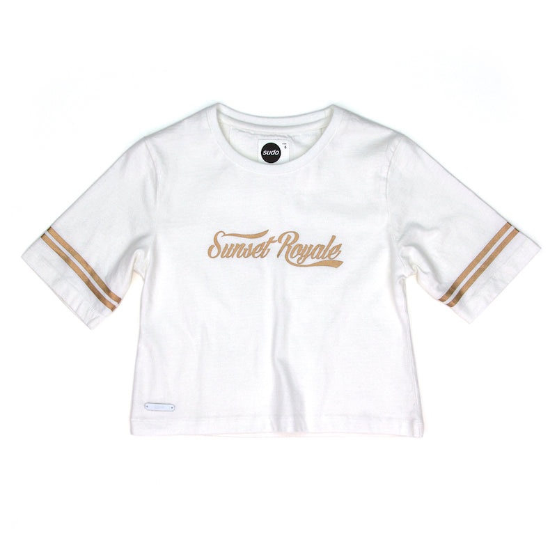 Sudo Tillie S/S Cropped Tee White