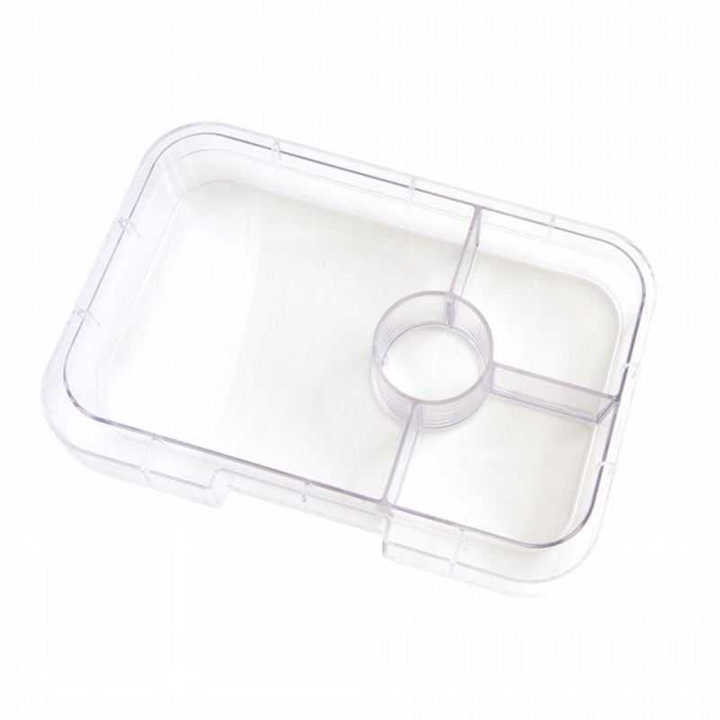 Yumbox Tapas Interchangeable Tray Clear – 4 Compartment