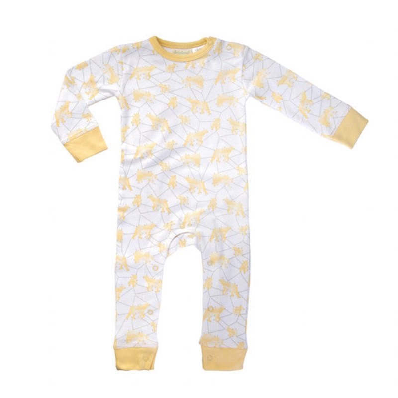 Sapling Galaxy Bear Yellow Romper