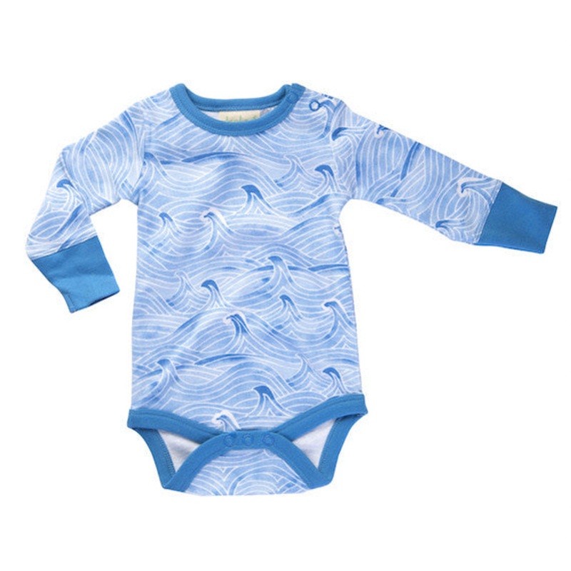 Sapling Japanes Wave Long Sleeve Bodysuit
