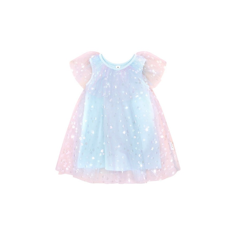 Huxbaby Daisy Seashell Tulle Flutter Dress