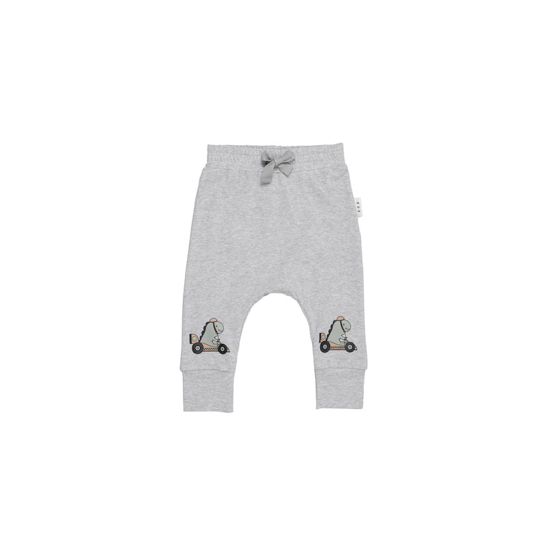 Huxbaby Dino Racer Knee Drop Crotch Pant