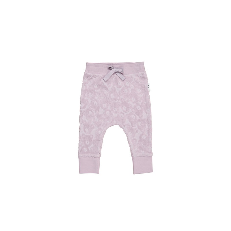 Huxbaby Huxbear Lavender Terry Drop Crotch Pant