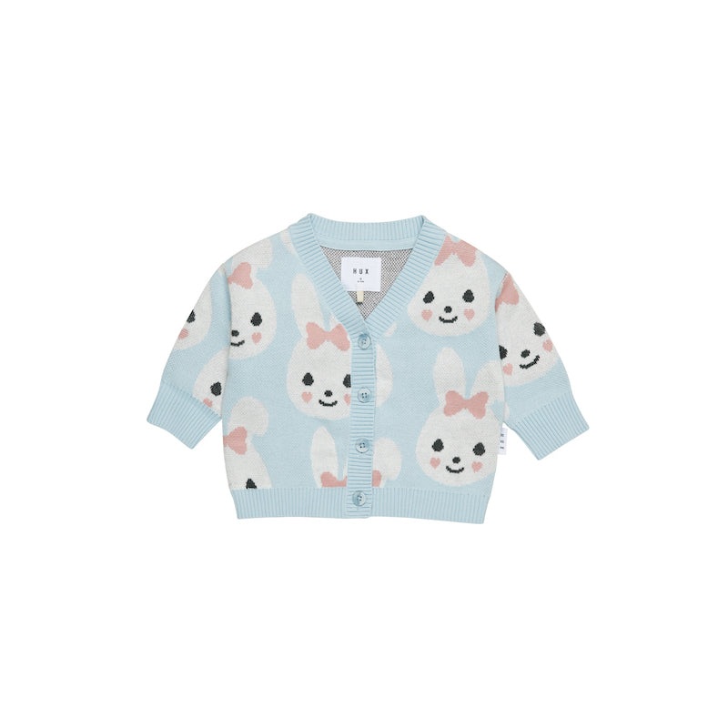 Huxbaby Sky Bunny Boxy Cardi