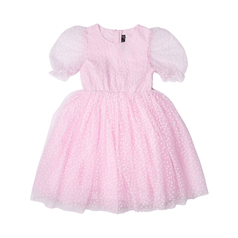 Rock Your Kid Pink Polka Dot Party Dress
