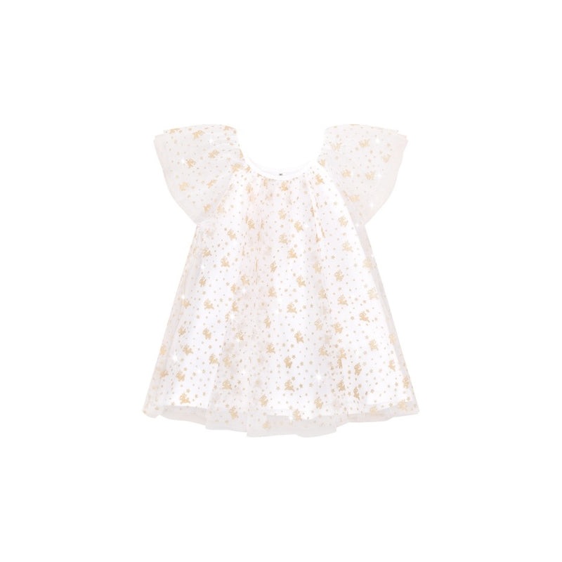 Huxbaby Christmas Reindeer Tulle Dress