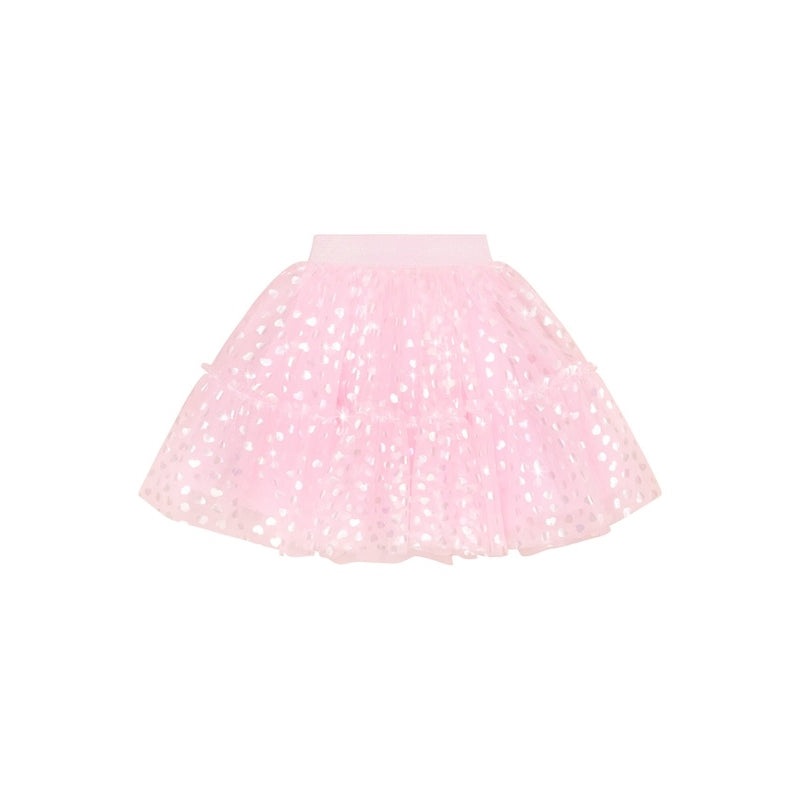 Huxbaby Shimmer Hearts Party Skirt