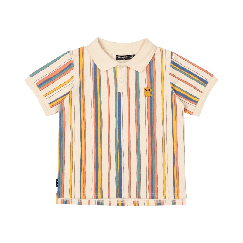 Rock Your Kid Stripe Polo T-Shirt