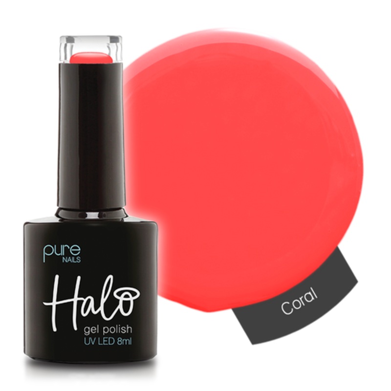 Halo Gel Polish 8ml Coral