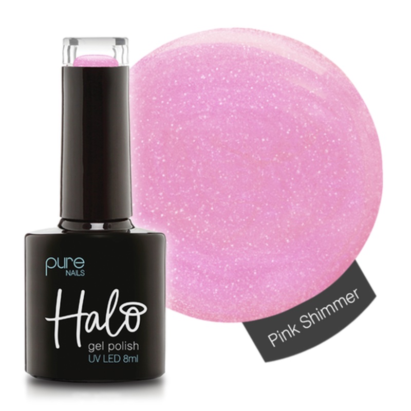 Halo Gel Polish 8ml Pink Shimmer